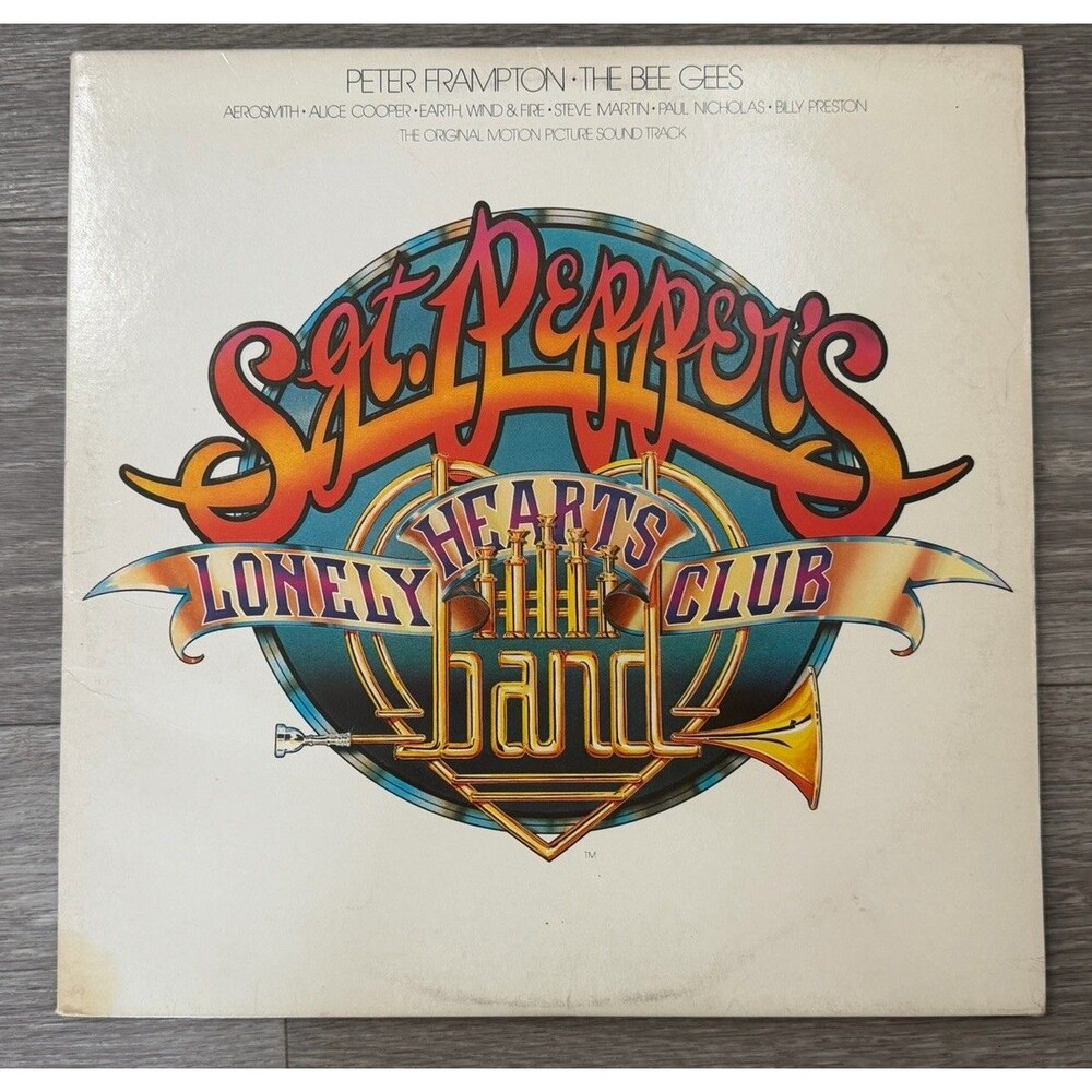 Vinyl Record LP Movie Soundtrack Bee Gees Sgt. Pepper's Lonely Hearts Club Used